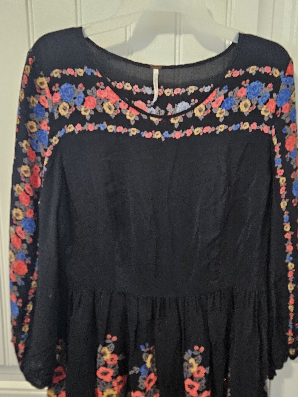 Free People Dress Floral Boho Hippie Womens 12 - Picture 2 of 7